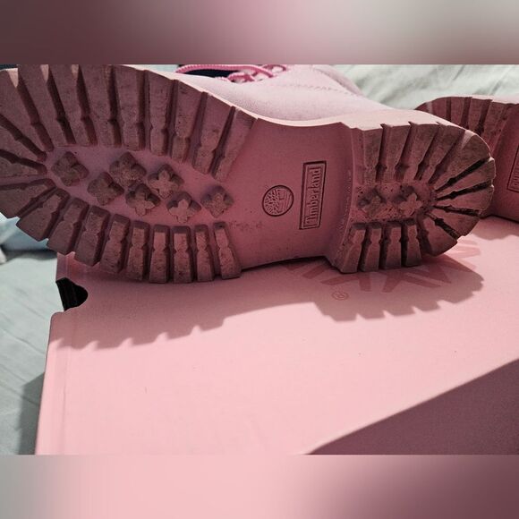 Timberland light pink girls boot 1 - Picture 5 of 6